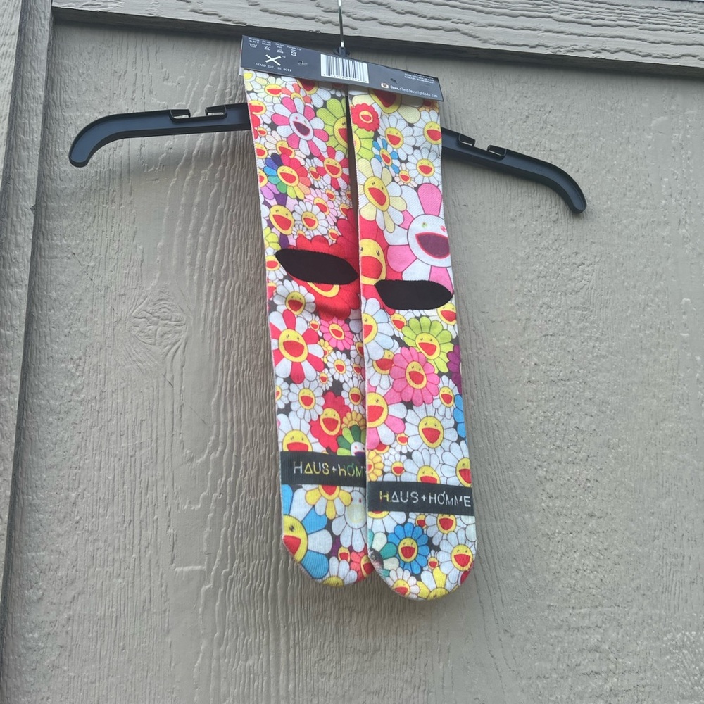 Boss socks made by murakami prints
